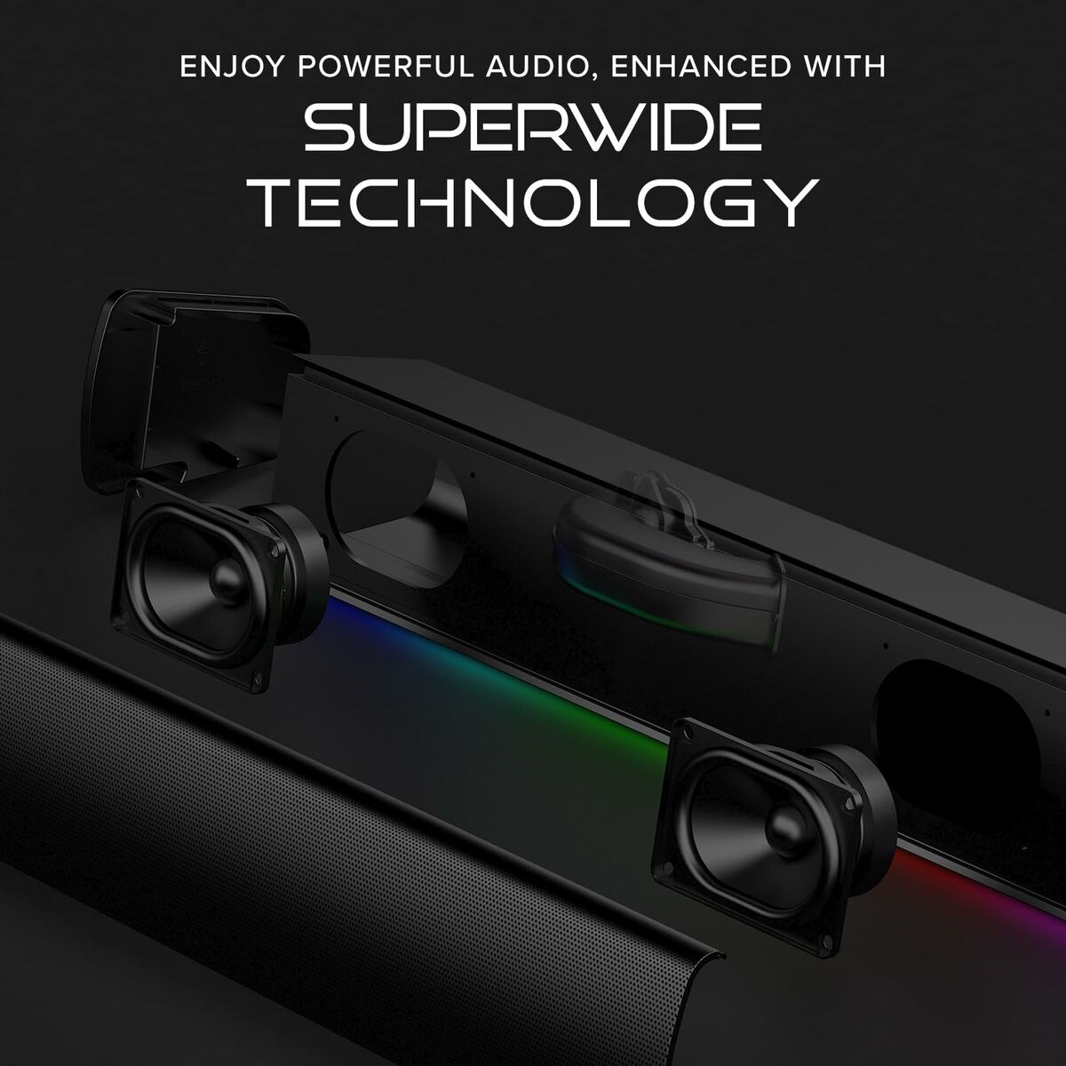 Wireless Sound Bar Creative Technology GS3 12 W Black-1